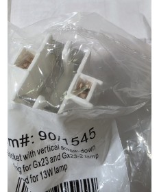 Satco 90/1545 PL SOCKET GX23 GX23-2 VER SCRE 75 Watts 600 Volts