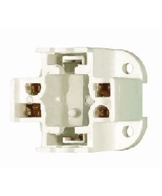 Satco 90/1551 4 Pin CFL Socket 26-32W Bottom Screw Down Vertical Mount G24Q-3 & GX24Q-3