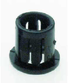 Satco 90/158 Satco 90-158 Black Nylon Snap-In Bushing for 3/8" Hole