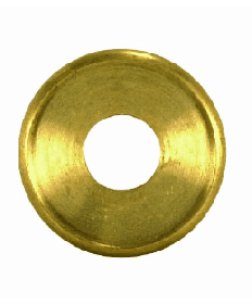 Satco 90/1599 Satco 90-1599 1-1/2" Unfinished Turned Brass Check Ring