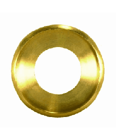 Satco 90/1616 Satco 90-1616 1-1/2" Unfinished Turned Brass Check Ring