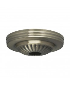 Satco 90/1683 Satco 90-1683 Antique Brass Finish Ribbed Canopy