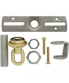 Satco 90/1692 Screw Collar Loop Kit Parts Bag Brass Finish