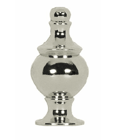 Satco 90/1716 Satco 90-1716 1-1/2" Polished Chrome Modern Lamp Finial