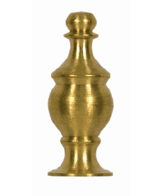 Satco 90/1732 Satco 90-1732 1-1/2" Polished Brass Lamp Finial