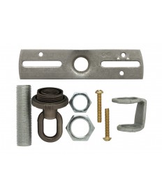 Satco 90/1848 1/4 IP BRUSHED PEWTER DIE CAST Hardware & Lamp Parts