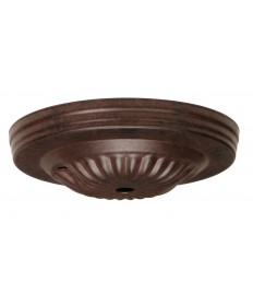 Satco 90/1880 OLD BRONZE CANOPY ONLY 1/8 CH Canopies & Glass Holders
