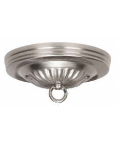 Satco 90/1882 BRUSHED NKL CANOPY KIT 1/8 CH Canopies & Glass Holders