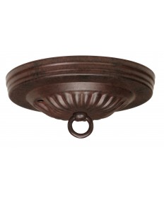 Satco 90/1883 OLD BRONZE CANOPY KIT 1/8 CH 2 Canopies & Glass Holders