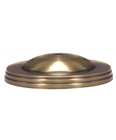 Satco 90/1892 ANT BRASS SMOOTH VINTAGE CANOP Canopies & Glass Holders