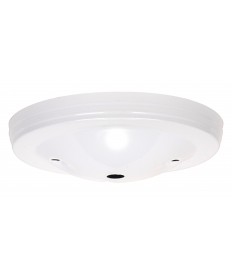 Satco 90/1900 WHITE MOD CANOPY 1/8 CH 2 BAR Canopies & Glass Holders