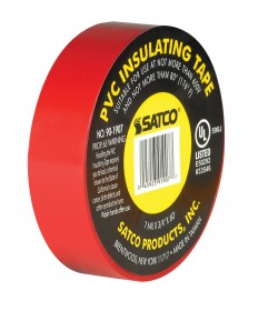Satco 90/1907 RED ELEC TAPE 60 FT. 3/4" Hardware & Lamp Parts Light