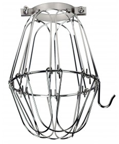 Satco 90/1912 BULB CAGE NICKEL FIN Wire Light Bulb