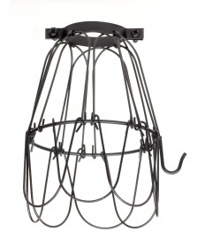 Satco 90/1916 BULB CAGE BLACK Wire Light Bulb