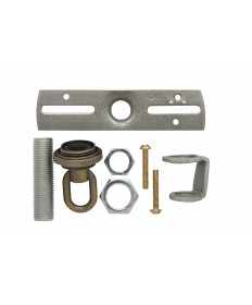 Satco 90/1931 NKL KNURL NUT FOR 90/505 Switches & Accessories Light