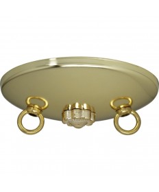 Satco 90/194 Satco 90-194 Brass Finish Bath Swag Canopy