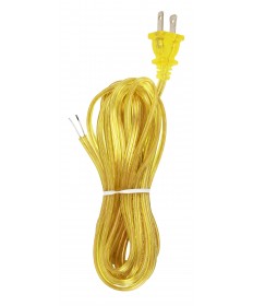 Satco 90/2047 12 FT CL GOLD 18/2 SPT 2 FULL Wire Light Bulb