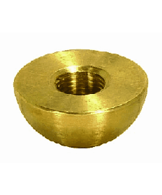 Satco 90/2095 Satco 90-2095 1/2"-8/32 Unfinished Brass Half Ball