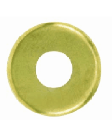 Satco 90/2139 Satco 90-2139 1/2" Burnished and Lacquered Turned Brass Check Ring