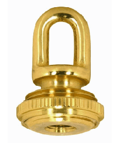 Satco 90/2295 Satco 90-2295 Polished and Lacquered 1/8IP Cast Brass Screw Collar w/Ring