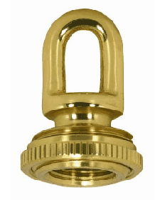 Satco 90/2297 Satco 90-2297 Polished and Lacquered 3/8IP Cast Brass Screw Collar w/Rin