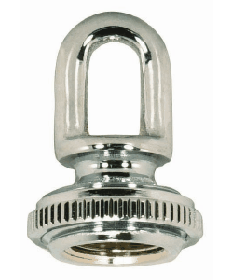 Satco 90/2302 Satco 90-2302 Polished Chrome 3/8IP Cast Brass Screw Collar w/Ring