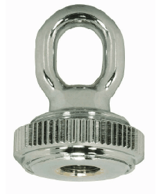 Satco 90/2303 Satco 90-2303 Polished Chrome 1/4IP Heavy Duty Cast Brass Screw Collar w/Ring