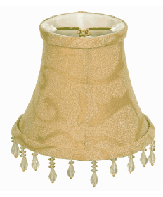 Satco 90/2358 Satco 90-2358 Beige Beaded Flora Clip On Shade