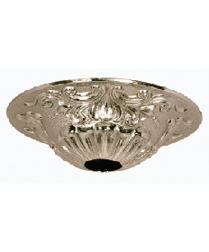 Satco 90/2384 Cast Brass Polished Nickel Finish Brass Chandelier Canopy