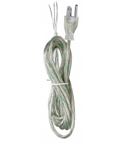 Satco 90/2406 12 FT 18/3 SVT CLEAR SILVER 1250 Watts Wire Light Bulb