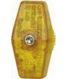 Satco 90/2424 On Off Rotary Lamp Cord Switch Clear Gold SPT-1