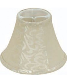 Satco 90/2488 Satco Clip On Shade Cream Leaf Linen