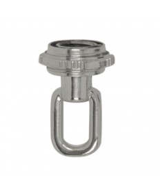 Satco 90/2494 Satco 1/4 IP Screw Collar Loop BRUSHED NICKEL