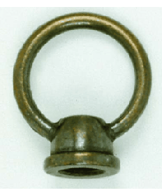 Satco 90/254 Satco 90-254 1-1/2" Antique Brass Finish Female Loop
