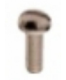 Satco 90/2544 Satco 1/2" Nickel Plated Steel Round Head Slotted Machine Screw