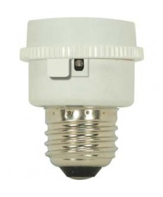 Satco 90/2610 Medium To Gu24 Adapter E26 - Gu24 With Photocell