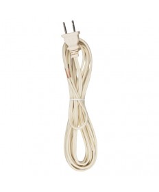 Satco 90/2628 Satco Lamp Cord Set Ivory 10 Feet