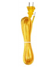 Satco 90/2643 10 FT SPT-2 105 GOLD CORD SET Wire Light Bulb