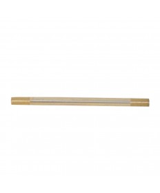 Satco|Nuvo 90/278 | Satco  Brass Plated Steel Pipe 8 inch 1/8IP 3/4" Threaded On Both Ends