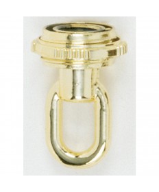 Satco 90/335 Satco 90-335 Brass Finish 1/4IP Screw Collar Loop
