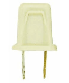 Satco 90/393 Satco 90-393 Ivory Attachment Plug Polarized