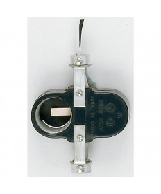 Satco 90/414 TWIN CLUSTER SKT W/12" LEADS 660 Watts 250 Volts Sockets