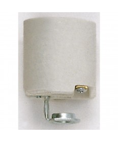 Satco|Nuvo 90/419 | Satco Keyless Porcelain Medium Base Socket E26 w/1/8 IPS Hickey