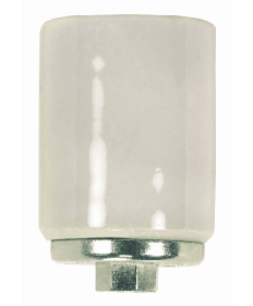 Satco 90/429 Keyless Porcelain Mogul Base Socket E39 With Metal 1/4 IP Cap