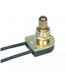Satco 90/501 BRASS ROTARY SWITCH Switches & Accessories Light Bulb