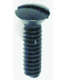 Satco 90/536 Satco 90-536 1/2" Black Steel Switchplate Screw