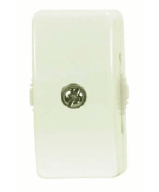 Satco 90/573 White On-Off Cord Switch For 18/2 Spt-2