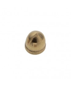 Satco 90/668 Acorn Knobs-1/8 IP Brass Burnished Lacquered Knurled