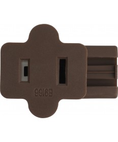 Satco 90/793 BROWN FEMALE POL. GILBERT PLUG 125 Volts Switches &