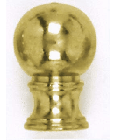 Satco 90/842 Satco 90-842 1-1/4" Burnished and Lacquered Ball Finial